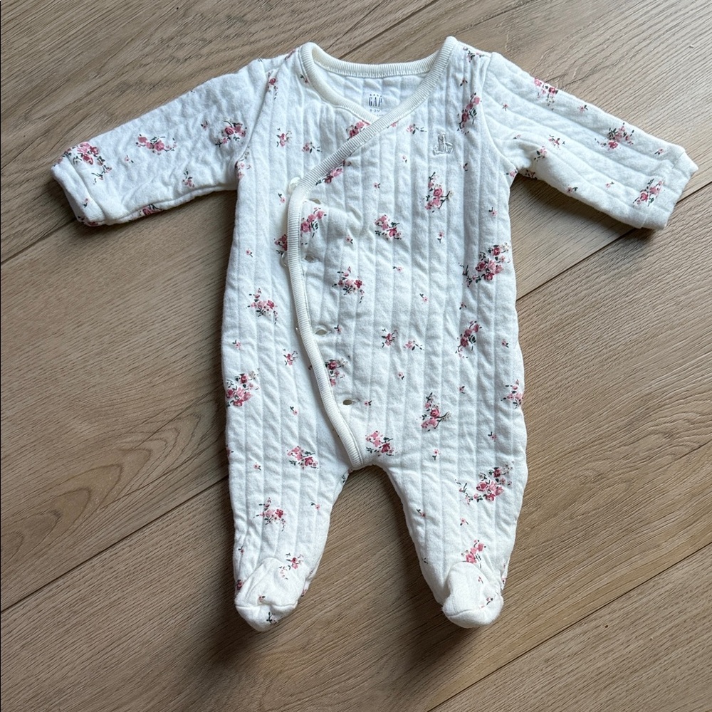 Gap Floral White Kids One Piece